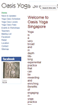 Mobile Screenshot of oasisyoga.sg