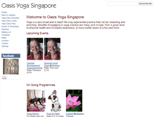 Tablet Screenshot of oasisyoga.sg